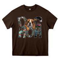 Chocolate Brown dog mom Heavy Core Tee - SublimationCraftShop