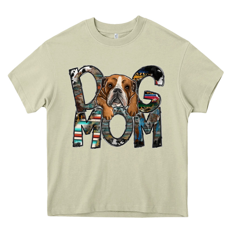 Dog Mom Heavy Core Tee by SublimationCraftShop | Teevron