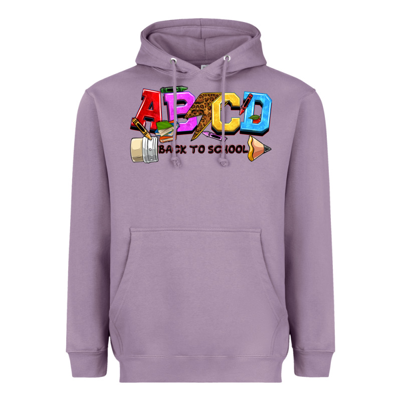 Abcd Back To School Heavyweight Hoodie by NancyCooperArtShop | Teevron