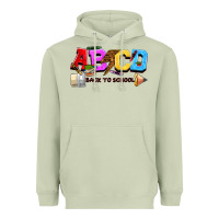 Matcha abcd back to school Heavyweight Hoodie - NancyCooperArtShop