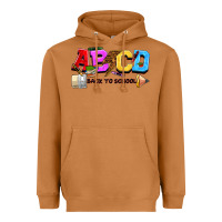 Meerkat abcd back to school Heavyweight Hoodie - NancyCooperArtShop