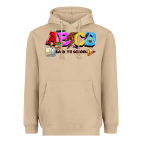 Mushroom abcd back to school Heavyweight Hoodie - NancyCooperArtShop