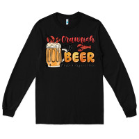 Black crawfish and beer that's why i'm here Long Sleeve Tee - MaliasSmallBusiness