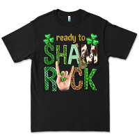 Black Ready to shamrock St. Patrick's Day Premium Tee - Neo Western