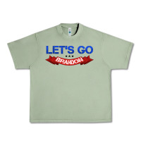 Oil Green Let's Go Brandon Urban Heavy Tee - Jasminsmagicworld