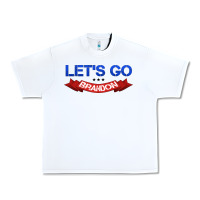 White Let's Go Brandon Urban Heavy Tee - Jasminsmagicworld