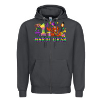 Smoke my first mardi gras Zipper Hoodie - LillyAllenDesigns
