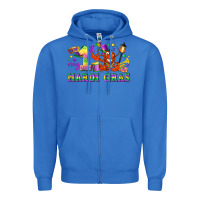True Royal my first mardi gras Zipper Hoodie - LillyAllenDesigns