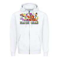 White my first mardi gras Zipper Hoodie - LillyAllenDesigns