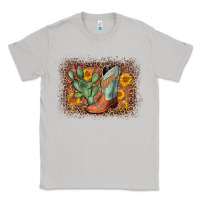 Moon Dust cowboy boots cactus leopard Classic Tee - AdoDesignShop
