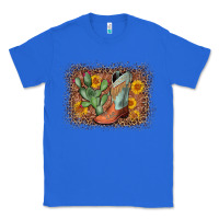 True Royal cowboy boots cactus leopard Classic Tee - AdoDesignShop