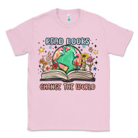 Bubblegum Pink book lover Classic Tee - MaliasSmallBusiness
