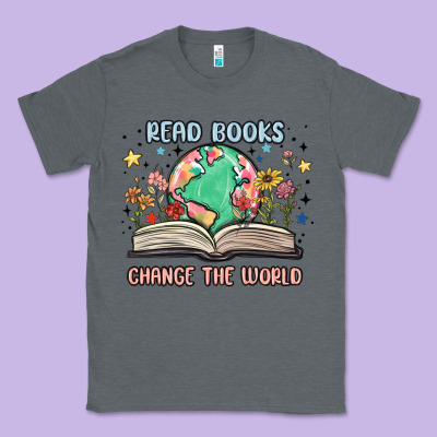 Book Lover Classic Tee Designed By Maliassmallbusiness