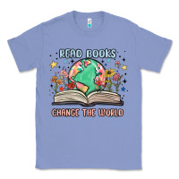 Colony Blue book lover Classic Tee - MaliasSmallBusiness