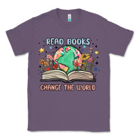 Lavender book lover Classic Tee - MaliasSmallBusiness