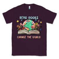 Plum book lover Classic Tee - MaliasSmallBusiness