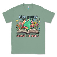 Sage book lover Classic Tee - MaliasSmallBusiness