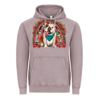 Vintage Zinc english bulldog floral rainbow Vintage Hoodie - Artiststas