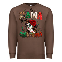 Chestnut La Mama Mas Chingona Premium Sweatshirt - texasbilliewilder