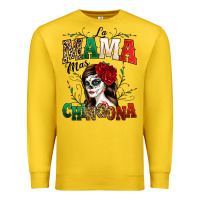 Lemon La Mama Mas Chingona Premium Sweatshirt - texasbilliewilder