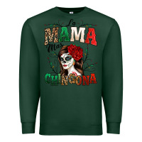 Sports Green La Mama Mas Chingona Premium Sweatshirt - texasbilliewilder