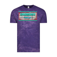 Cloud Purple western emergency nurse license plate template Vintage Tee - BarkalooDesign