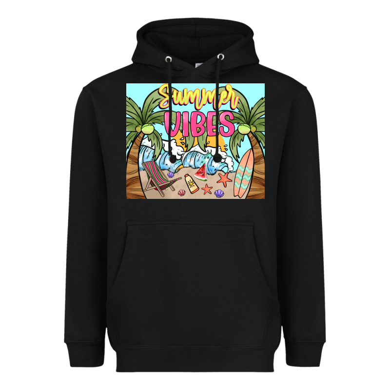 Summer Vibes Heavyweight Hoodie by NancyCooperArtShop | Teevron