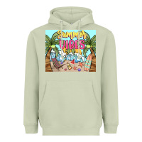 Matcha summer vibes Heavyweight Hoodie - NancyCooperArtShop