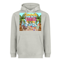 Moon Dust summer vibes Heavyweight Hoodie - NancyCooperArtShop