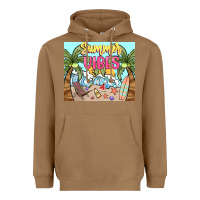Toasted Coconut summer vibes Heavyweight Hoodie - NancyCooperArtShop