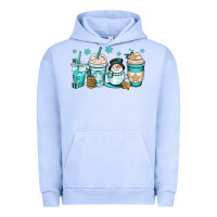 Pigment Grape Ice winter coffee cups Urban Hoodie - OliviaCreatesArt