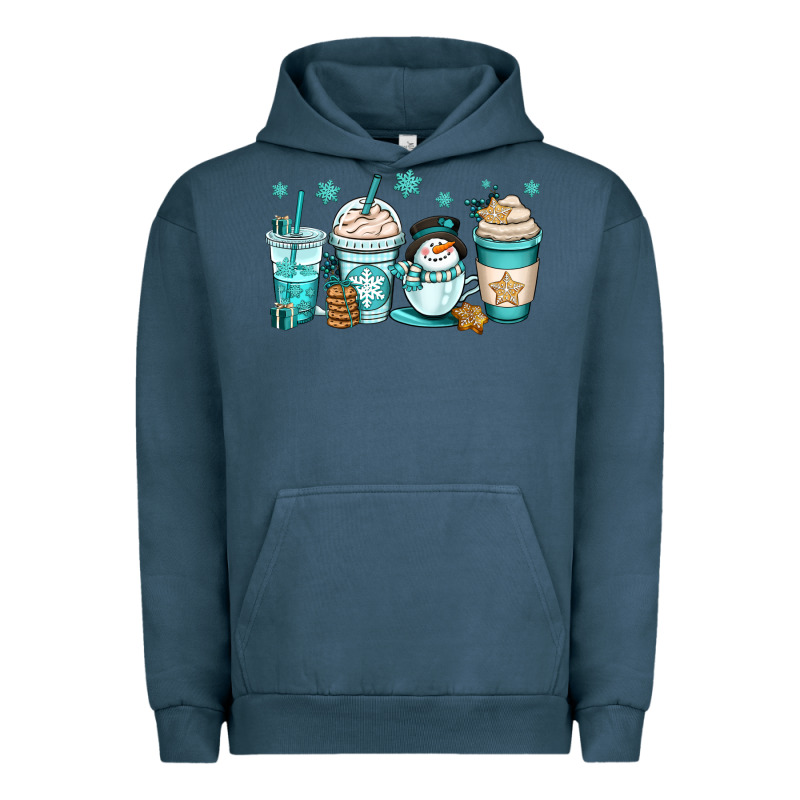 Winter Coffee Cups Urban Hoodie by OliviaCreatesArt | Teevron