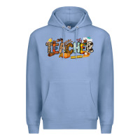 Colony Blue Fall Teacher Premium Hoodie - NancyCooperArtShop