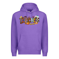 Purple Fall Teacher Premium Hoodie - NancyCooperArtShop