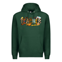 Sports Green Fall Teacher Premium Hoodie - NancyCooperArtShop