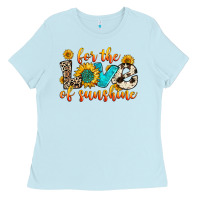 Baby Blue for the love of sunshine Ladies Tee - Zillion Design Studio