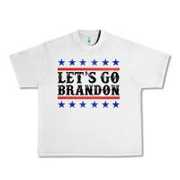 Lunar Rock Let's Go Brandon American Flag Urban Heavy Tee - Jasminsmagicworld
