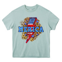 Merica Lightning Bolt Heavy Core Tee | Teevron