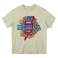 Mossy Merica lightning bolt Heavy Core Tee - Neo Western
