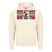 Vintage Artic english bulldog floral license plate Vintage Hoodie - Artiststas