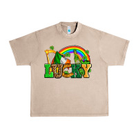 French Oak lucky with st patricks elements Urban Heavy Tee - AdoDesignShop