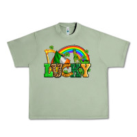 Lucky With St Patricks Elements Urban Heavy Tee | Teevron