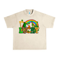 Sandshell lucky with st patricks elements Urban Heavy Tee - AdoDesignShop