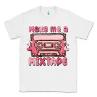 White make me a mixtape Classic Tee - MaliasSmallBusiness