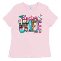 Bubblegum Pink doctor wife Ladies Tee - Zillion Design Studio