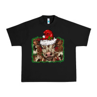 Black Christmas background baby calf Urban Heavy Tee - BarkalooDesign