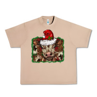 Burro Christmas background baby calf Urban Heavy Tee - BarkalooDesign