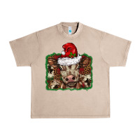 French Oak Christmas background baby calf Urban Heavy Tee - BarkalooDesign