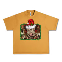 Peanut Butter Christmas background baby calf Urban Heavy Tee - BarkalooDesign