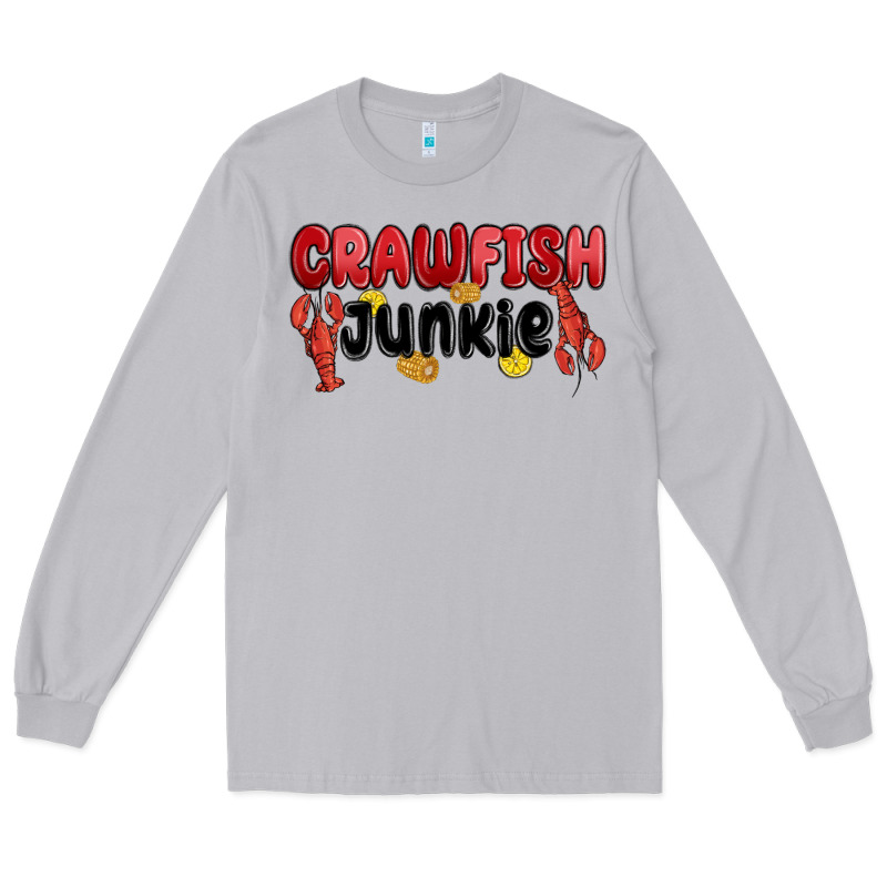 Crawfish Junkie Long Sleeve Tee by MaliasSmallBusiness | Teevron